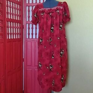 Handmade floral dress